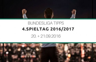 Bundesliga Tipps zum 4.Spieltag 2016/2017