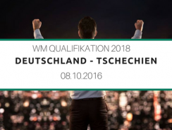 Deutschland – Tschechien WM Qualifikation 2018 – 08.10.2016