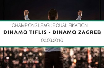 Dinamo Tiflis – Dinamo Zagreb – Tipp 2 – 02.08.2016