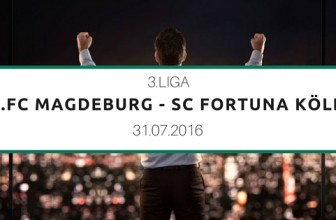 1.FC Magdeburg – SC Fortuna Köln – Tipp – 31.07.2016