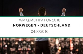 Norwegen – Deutschland – WM Qualifikation 2018 am 04.09.2016